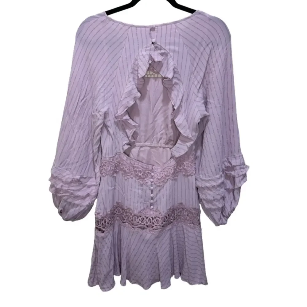 Free People Crush On You Mini Dress lilac
